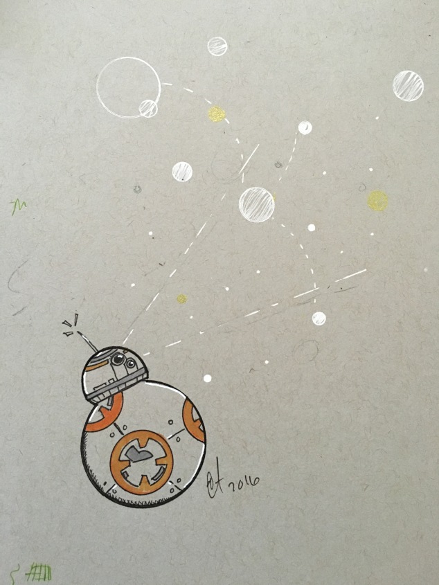 Prompt #7: Lost BB-8 holds the key to a lost hermit